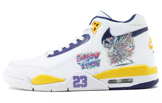 Мужские баскетбольные кроссовки Nike Flight Legacy Vintage, White/Yellow
