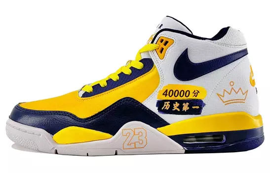 Мужские баскетбольные кроссовки Nike Flight Legacy Vintage, Purple/Gold