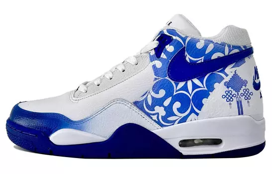Мужские баскетбольные кроссовки Nike Flight Legacy Vintage, White/Blue