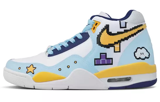 Мужские баскетбольные кроссовки Nike Flight Legacy Vintage, Light Blue