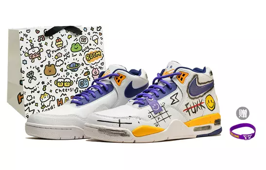 Мужские баскетбольные кроссовки Nike Flight Legacy Vintage, Purple