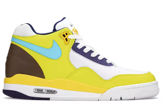 Мужские баскетбольные кроссовки Nike Flight Legacy Vintage, Yellow-brown-red