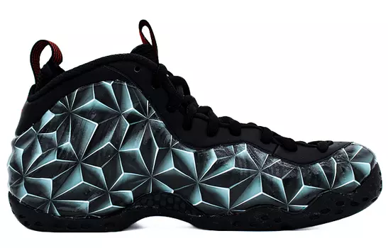 Мужские баскетбольные кроссовки Nike Foamposite One Vintage, Black