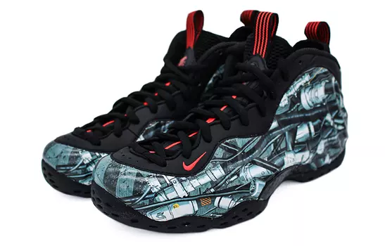 Мужские баскетбольные кроссовки Nike Foamposite One Vintage, Black