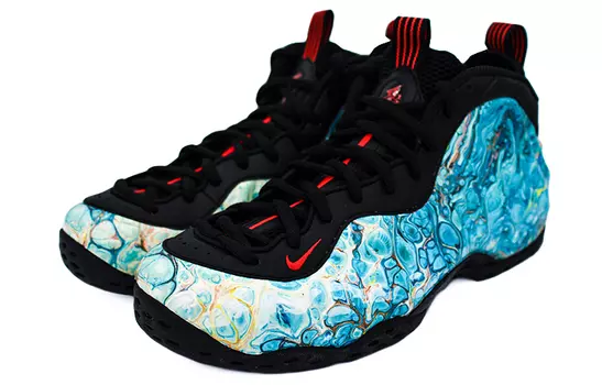 Мужские баскетбольные кроссовки Nike Foamposite One Vintage, Black