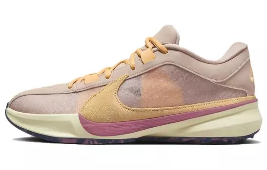 Мужские баскетбольные кроссовки Nike Freak 5, Fossil Stone/Celestial Gold/Alabaster
