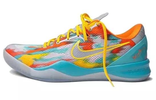 Мужские баскетбольные кроссовки Nike Kobe 8, Blue/Red/Orange