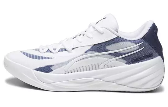 Мужские баскетбольные кроссовки Puma All-Pro Nitro, Белый/Синий