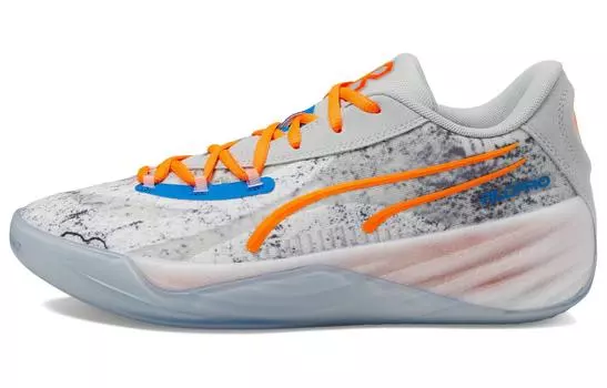 Мужские баскетбольные кроссовки Puma All-Pro Nitro, Gray/Orange