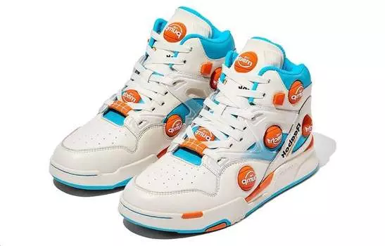 Мужские баскетбольные кроссовки Reebok Pump Omni Vintage, White/Cosmic Clay/Dusty Cactus