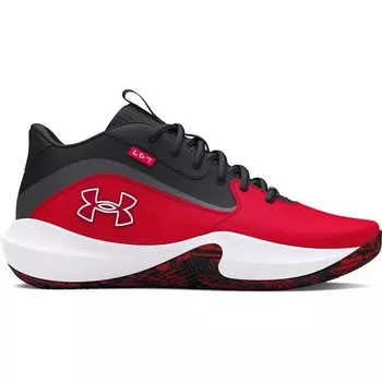 Мужские баскетбольные кроссовки Under Armour Lockdown 7, цвет Black Red