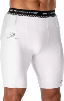 Мужские баскетбольные шорты McDavid с набивкой HEX, белый