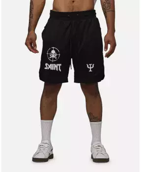 Мужские баскетбольные шорты Post Humanous SAINT MORTA, черный