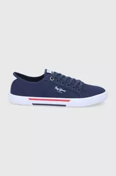 Мужские базовые кроссовки Brady Pepe Jeans, темно-синий
