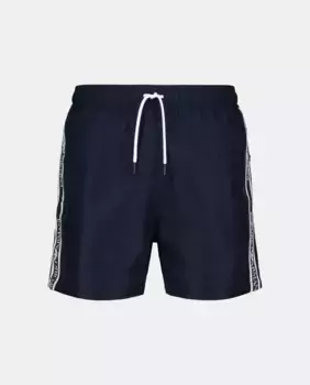 Мужские базовые шорты-бермуды для плавания Armani, тёмно-синий