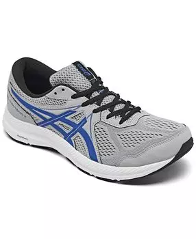 Мужские беговые кроссовки gel-contend 7 от finish line Asics, серый