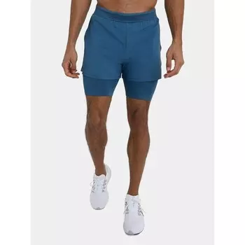 Мужские беговые шорты 2-в-1 для наилегчайшего веса с карманами на молнии Tca, цвет blau