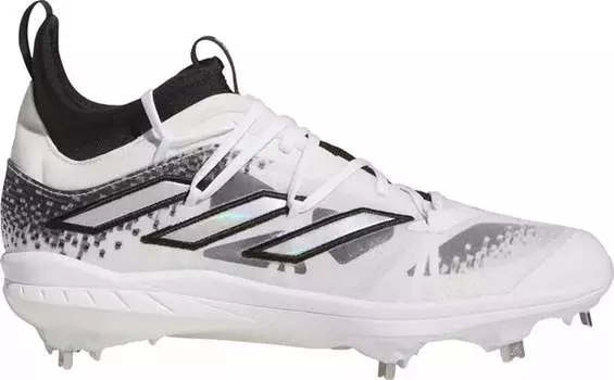 Мужские бейсбольные бутсы Adidas Adizero Afterburner 9 NWV металлические, черный