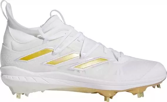 Мужские бейсбольные бутсы Adidas Adizero Afterburner 9 NWV металлические, белый