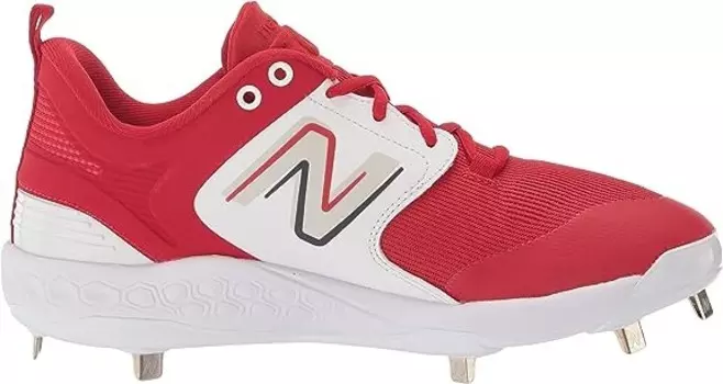 Мужские бейсбольные кроссовки New Balance Fresh Foam X 3000 V6 Metal, красный белый