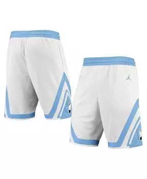 Мужские белые баскетбольные шорты north carolina tar heels retro limited Jordan, белый