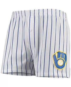 Мужские белые боксеры Milwaukee Brewers Vigor Concepts Sport, цвет White