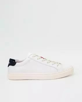 Мужские белые кожаные кроссовки El Ganso, белый