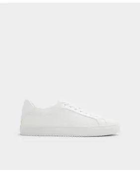 Мужские белые кожаные спортивные туфли с круглым носком Aldo, белый