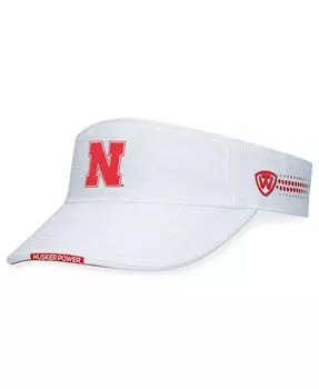 Мужские белые кроссовки Nebraska Huskers с регулируемым козырьком Top of the World
