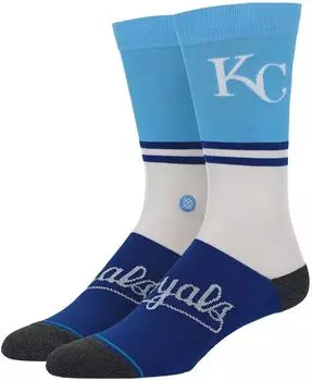 Мужские белые носки Kansas City Royals Infiknit Color Crew Stance, белый