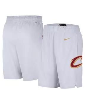 Мужские белые шорты Cleveland Cavaliers 2020/21 Association Edition Swingman Performance Nike