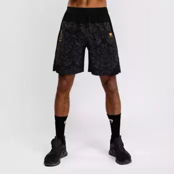 Мужские бесподобные тренировочные брюки Ilia Topuria Venum, черный/золотой