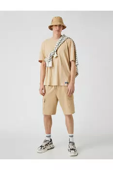 Мужские бежевые шорты и бермуды Koton, бежевый