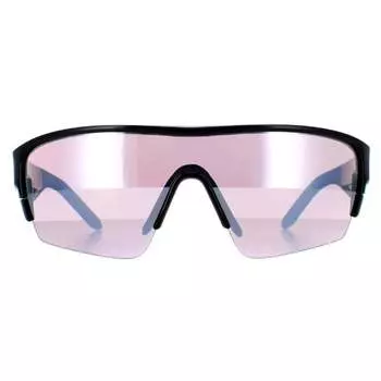 Мужские блестящие черные полубезободковые очки Lumalens Silver с ионизацией и сменным индикатором x Dragon, черный