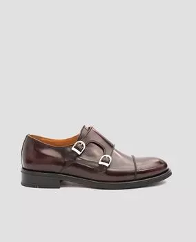 Мужские бордовые кожаные туфли Bluchers Mr. Mac Shoes, бордо