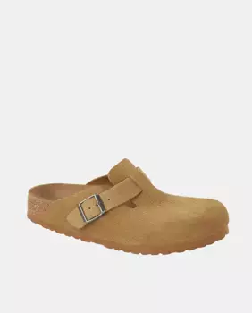 Мужские бостонские сабо Birkenstock, коричневый