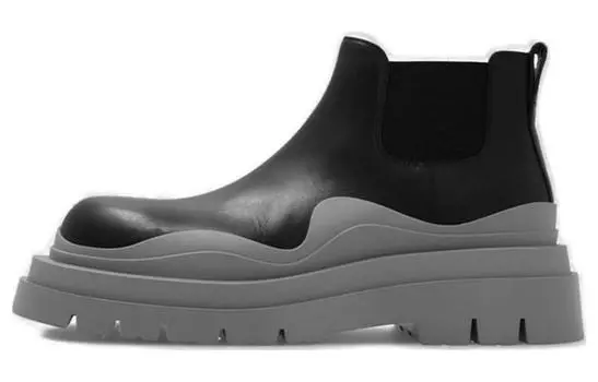 Мужские ботильоны Bottega Veneta, черный/серый