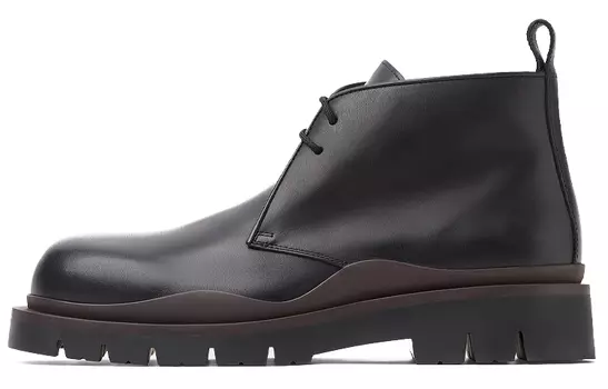 Мужские ботинки Bottega Veneta Tire, черный/коричневый