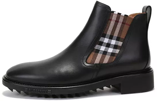 Мужские ботильоны Burberry, черный/коричневый