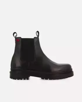 Мужские ботильоны челси из спилка с резинками по бокам Gioseppo, черный