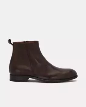 Мужские ботильоны Lutton из коровьей кожи с застежкой-молнией мокко Lottusse, светло-коричневый