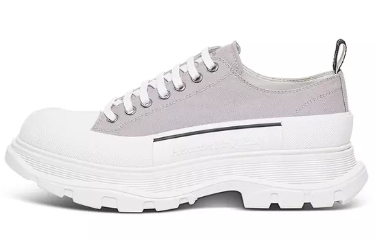 Мужские ботинки Alexander McQueen Tread Slick Martin, фиолетовый/белый