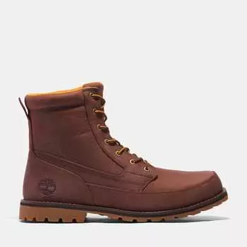 Мужские ботинки Attleboro Mid со шнуровкой Chukka Timberland, коричневый