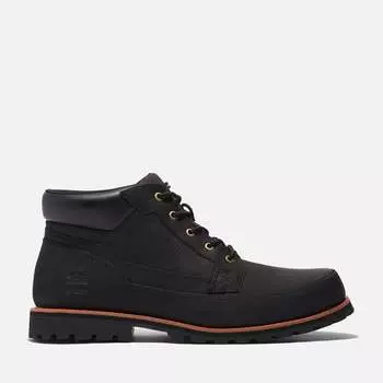 Мужские ботинки Attleboro Mid со шнуровкой Chukka Timberland, угольно-черный