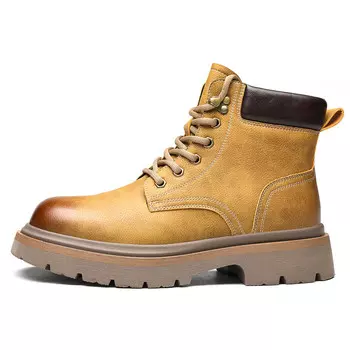 Мужские ботинки Cahhrrn X Martin Boot Men Beige Chint