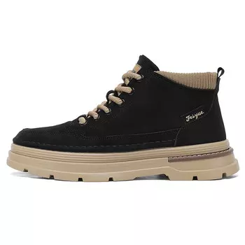Мужские ботинки Cahhrrn X Martin Boot Men Beige Dafu Leaps Forward