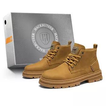 Мужские ботинки Cahhrrn X Martin Boot Men Beige Hackbuteer