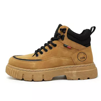 Мужские ботинки Cahhrrn X Martin Boot Men Beige Gaisima