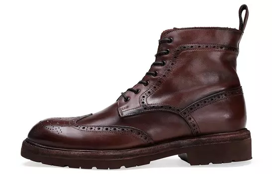 Мужские ботинки Cahhrrn X Martin Boot Men Beige Bosssunwen, темно-коричневый