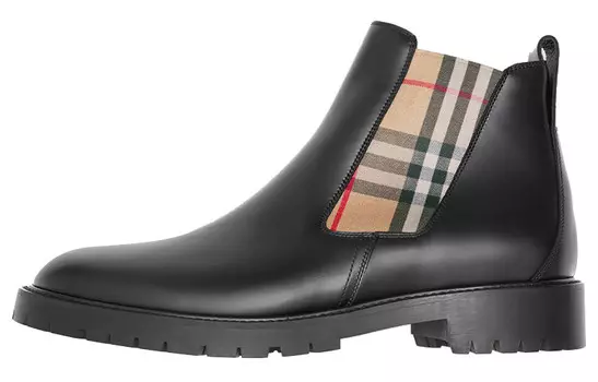 Мужские ботинки челси Burberry, черный